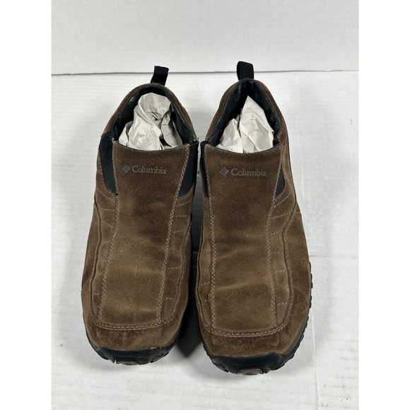 Columbia Jet Setter Mens Brown Suede Slip On Shoes Loafers BM2053-255 Size 10.5 main image 7